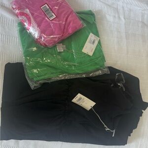 Set of (3) brand new dresses- A new day asymmetrical, midi, ballet dresses.